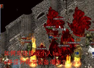 ��θ�Ч��ս����boss������ϡ��װ�����ʣ�