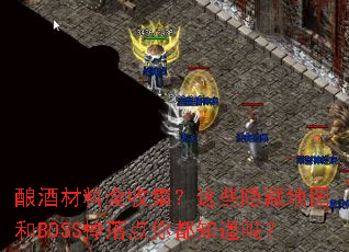 酿酒材料全收集?这些隐藏地图和BOSS掉落点你都知道吗? 酿酒材料全收集?这些隐藏地图和BOSS掉落点你都知道吗?