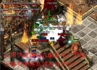 如何快速通关九幽副本?万魔深林有哪些高效刷怪技巧? 如何快速通关九幽副本?万魔深林有哪些高效刷怪技巧?