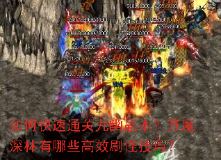 如何快速通关九幽副本?万魔深林有哪些高效刷怪技巧? 如何快速通关九幽副本?万魔深林有哪些高效刷怪技巧?