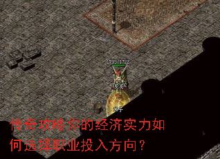 传奇攻略你的经济实力如何选择职业投入方向? 传奇攻略你的经济实力如何选择职业投入方向?