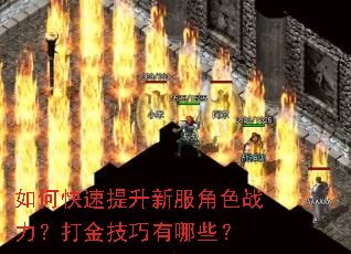 如何快速提升新服角色战力?打金技巧有哪些? 如何快速提升新服角色战力?打金技巧有哪些?