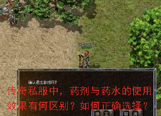 传奇私服中,药剂与药水的使用效果有何区别?如何正确选择? 传奇私服中,药剂与药水的使用效果有何区别?如何正确选择?