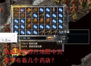 热血传奇赤月地图中究竟分布着几个药店? 热血传奇赤月地图中究竟分布着几个药店?