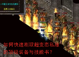 如何快速刷取超变态私服的顶级装备与技能书? 如何快速刷取超变态私服的顶级装备与技能书?