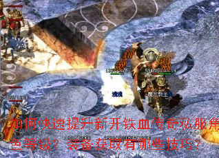如何快速提升新开铁血传奇私服角色等级?装备获取有哪些技巧? 如何快速提升新开铁血传奇私服角色等级?装备获取有哪些技巧?