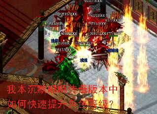 我本沉默嘟嘟传奇版本中如何快速提升角色等级? 我本沉默嘟嘟传奇版本中如何快速提升角色等级?
